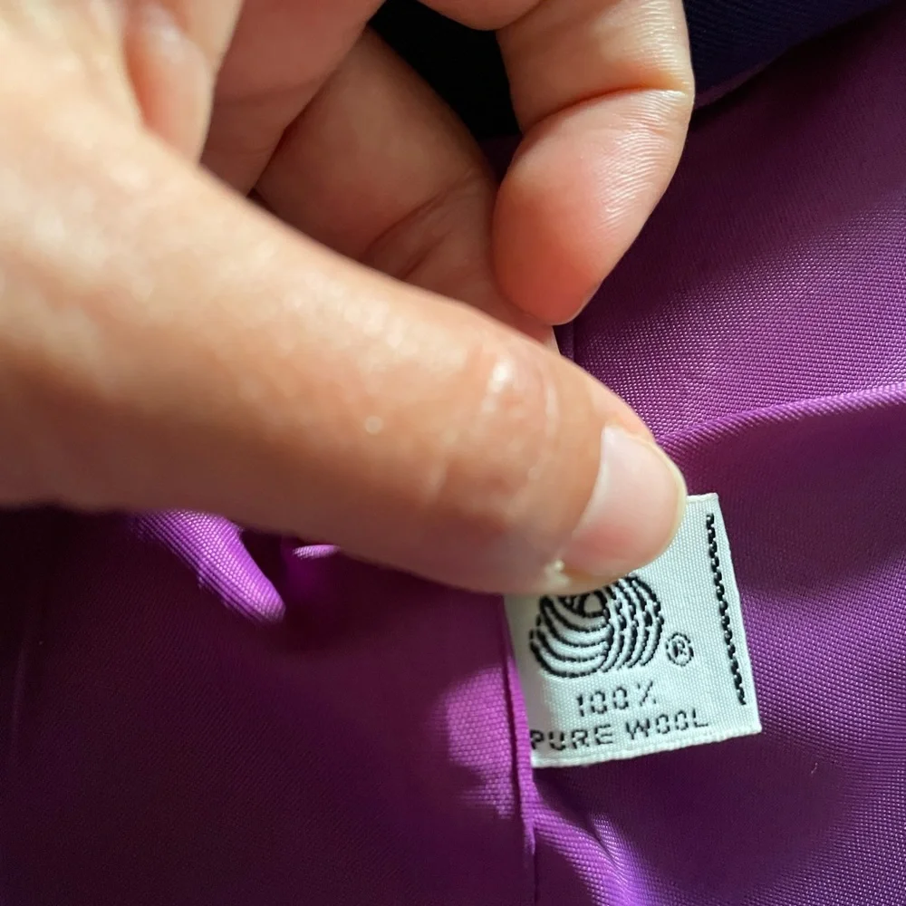 Vintage Dior Purple Blazer